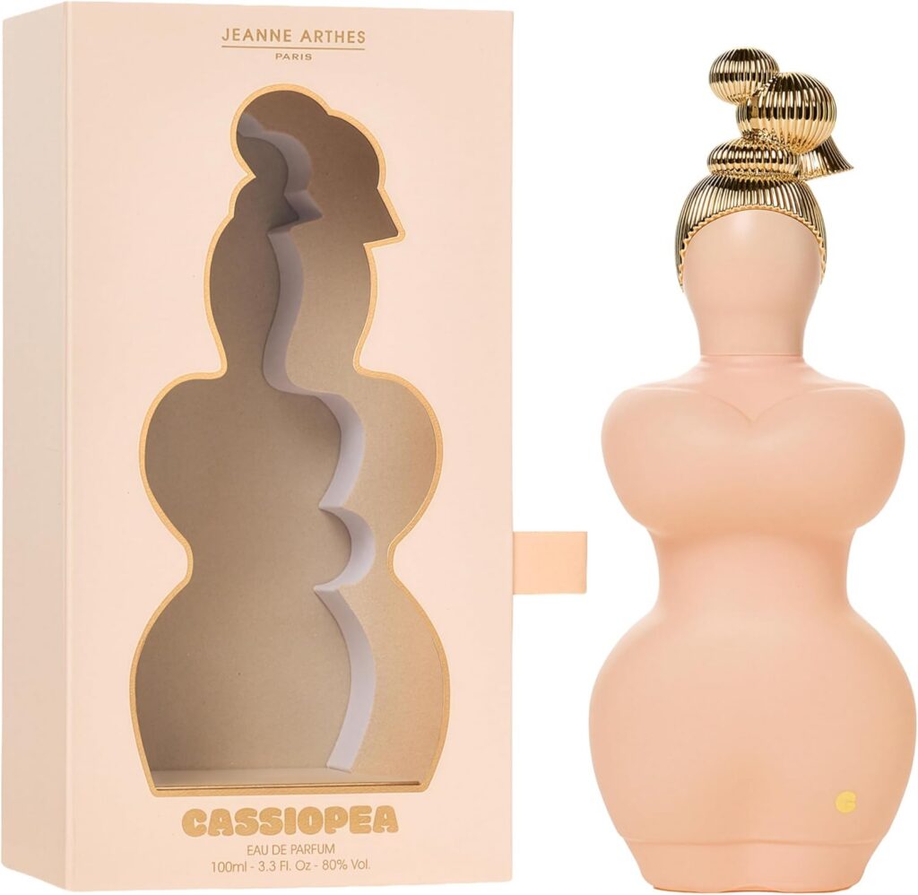Parfum patchouli femme Jeanne Arthes Cassiopéa, eau de parfum avec sa boîte