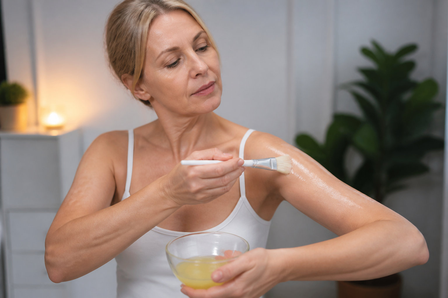 Le remède de grand-mère pour raffermir la peau des bras